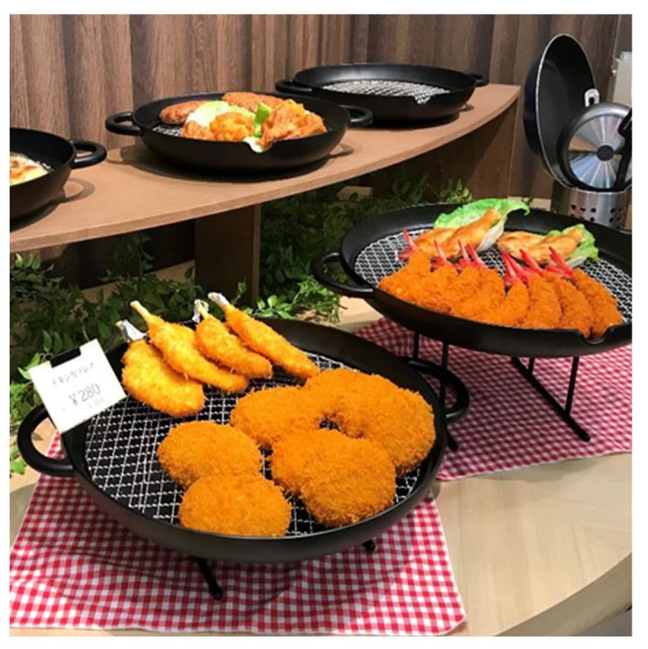 パン屋さん 什器 パエリアパン 網付き ８個セット グリルパン