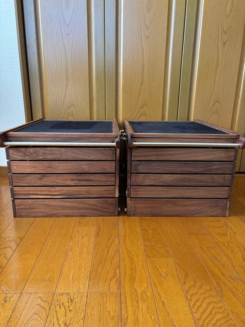 igt ウォルナット シェルフコンテナ　韓国　約36リットル