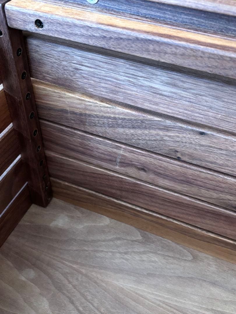 igt ウォルナット シェルフコンテナ　韓国　約36リットル