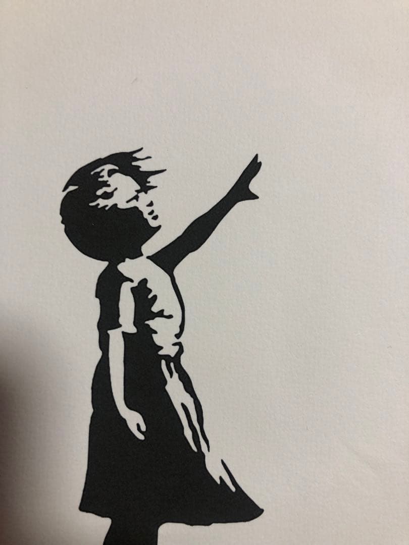 バンクシー ガールズ ウィズ バルーン リトグラフ　BANKSY