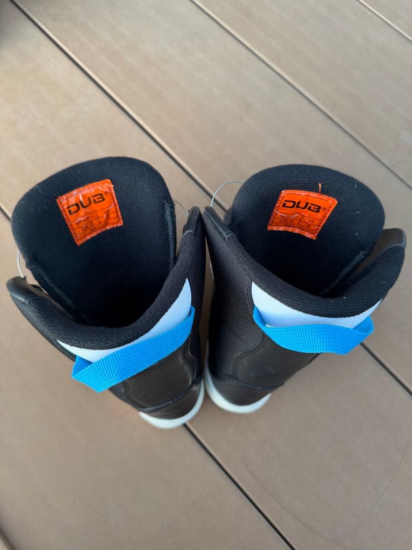 dub 子ども用スノーボードブーツ ブラック/ブルー