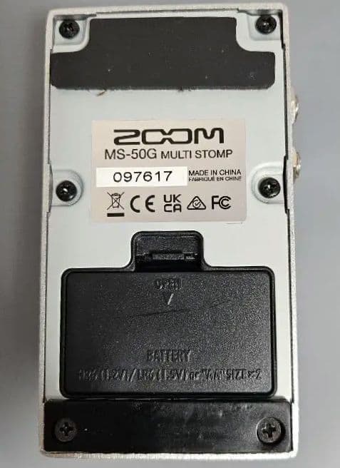 ZOOM MS-50G マルチエフェクター(外箱、アダプター無し)