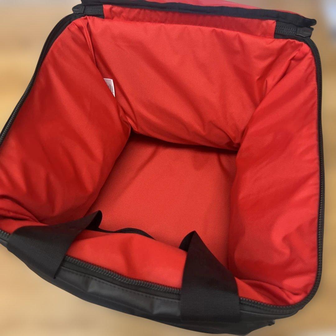 THE NORTH FACE STANDARD レコードバッグ 黒/赤