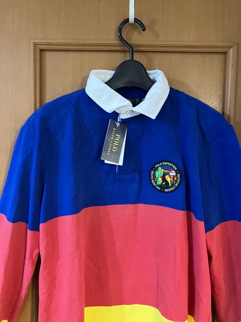 ポロ ラルフローレン POLO RALPHLAUREN ポロシャツ M ラグビー