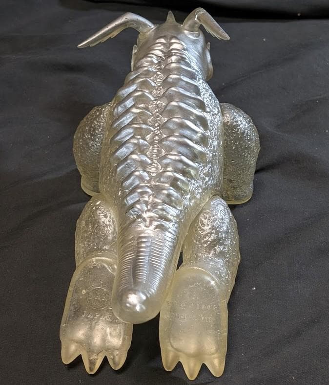 透明ネロンガ 四足（マルサン）クリア成型ソフビフィギュア