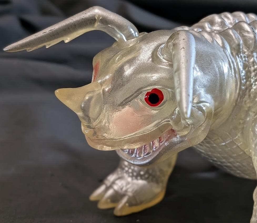 透明ネロンガ 四足（マルサン）クリア成型ソフビフィギュア