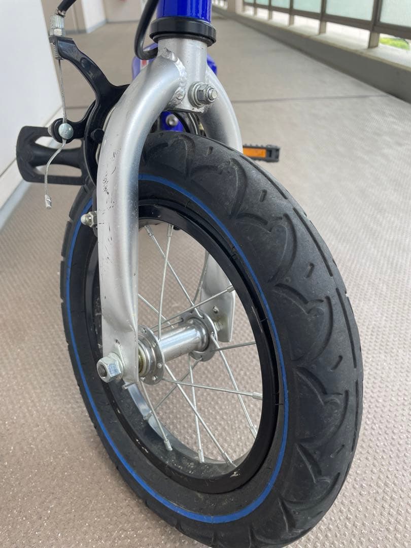 へんしんバイク 12インチ バランスバイク ブルー 青