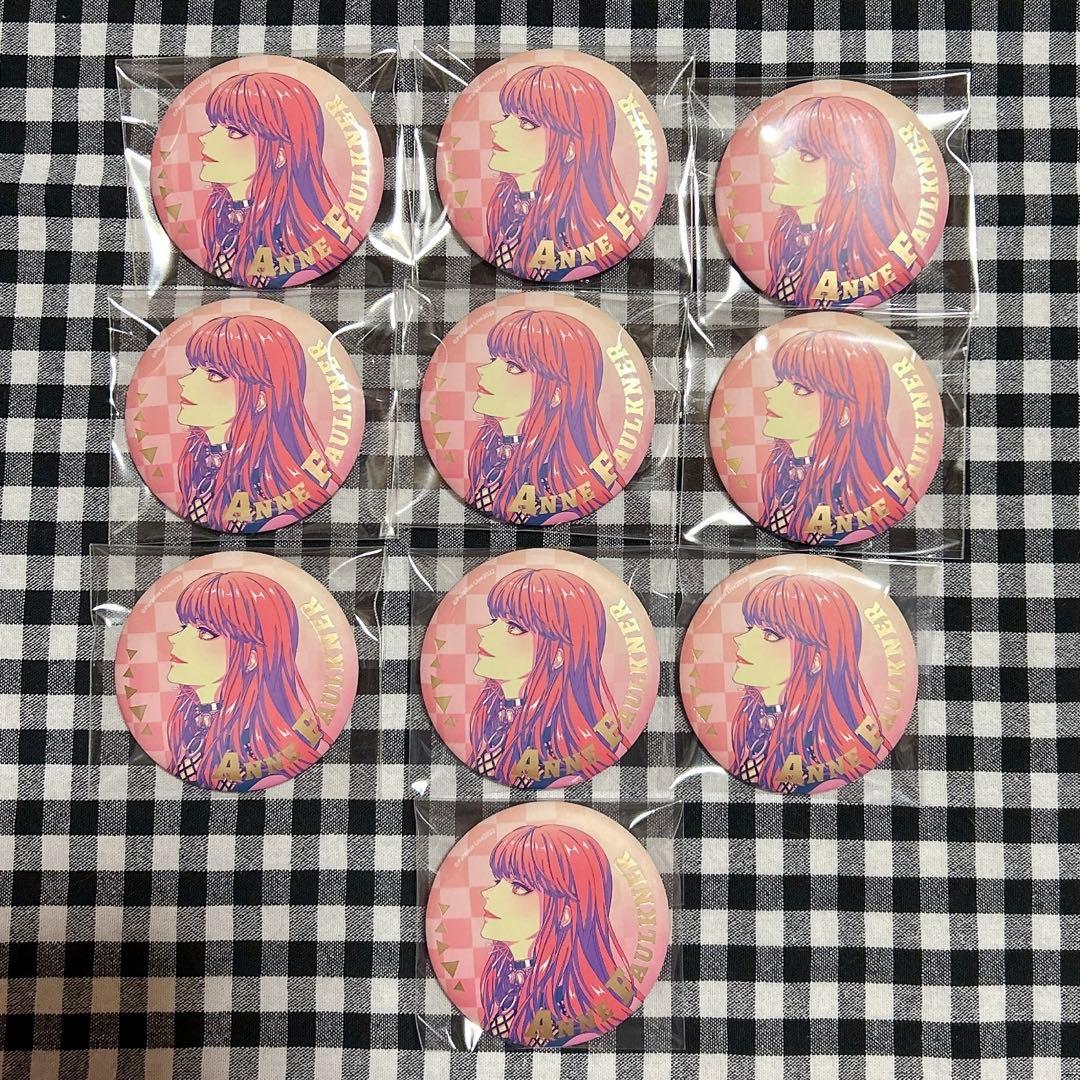 パラライ　中国缶バッジ　アン・フォークナー