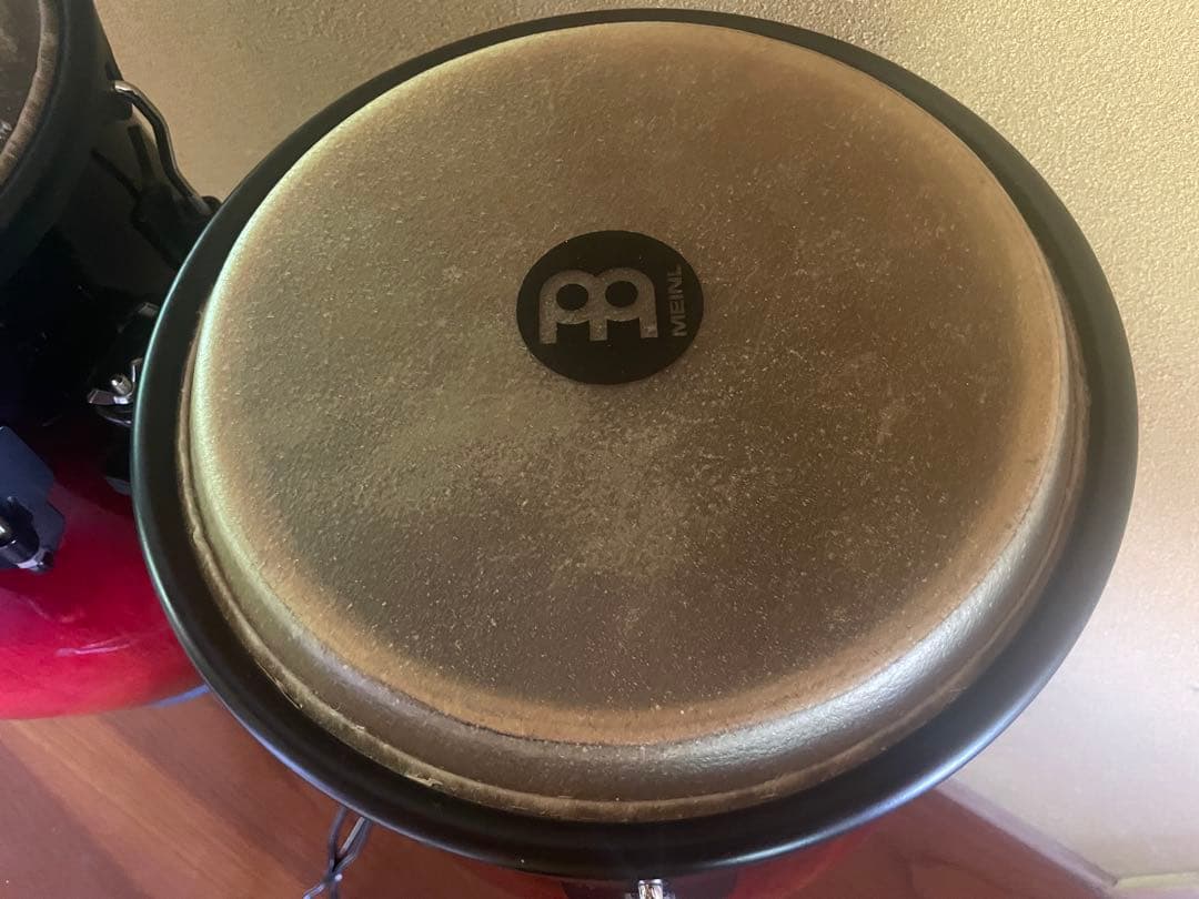 【ほぼ新品】Meinlコンガセット11/12インチ スタンド&Perlマラカス付