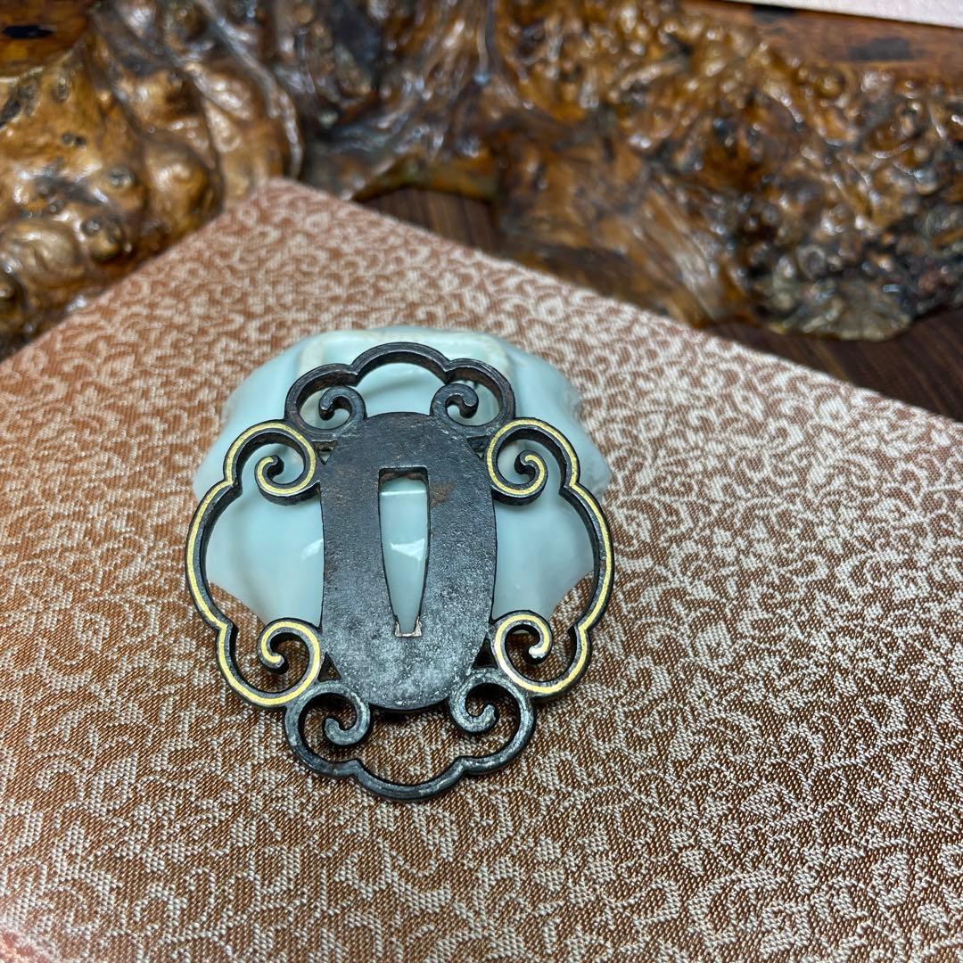 鍔 日本刀 刀装具 鐔 骨董 古美術