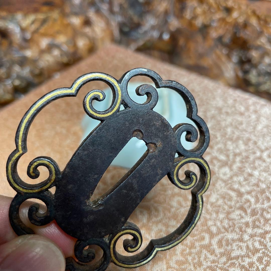 鍔 日本刀 刀装具 鐔 骨董 古美術