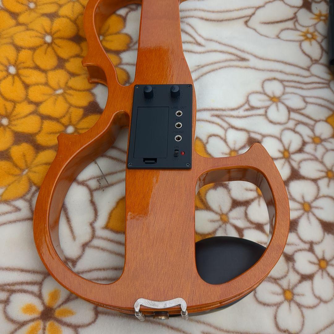 CECILIO エレキ バイオリン サイレント セシリオ ケース付き