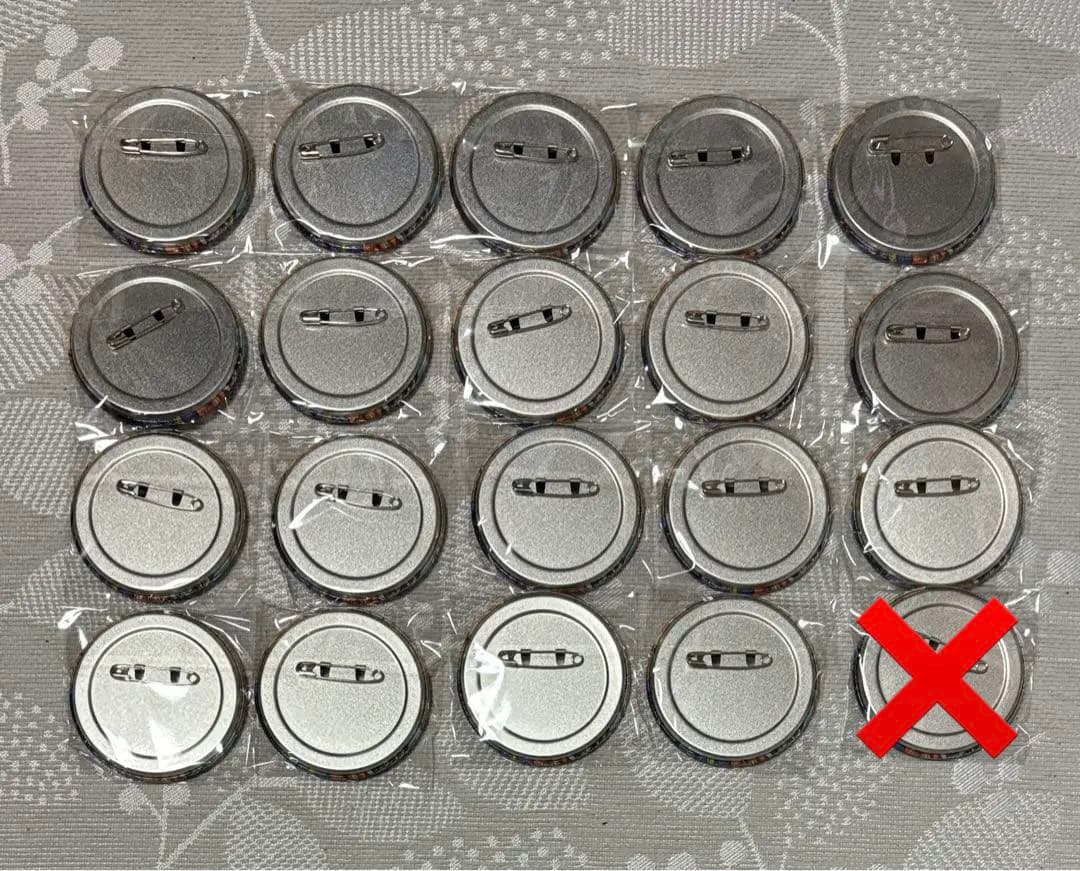 明星スバル 花の契約 缶バッジ 19個