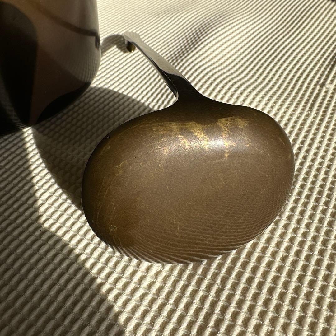 ★ 唐銅　汁器　金谷浄雲　★ 茶道具　茶道　茶事　茶会　什器　金色　茶飯釜