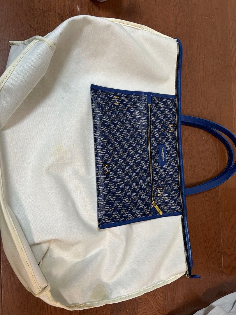 レザレクション　ラニウスワイドトート　大容量バッグ　人気のドーンブルー