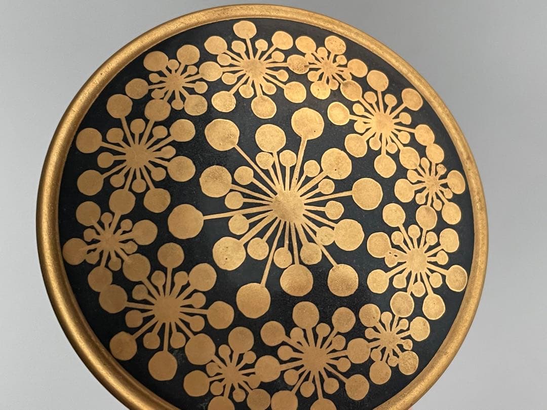 陶芸家　作家物　厳島豊之助　金彩　茶器　茶入　棗　香合　中次茶入　共箱