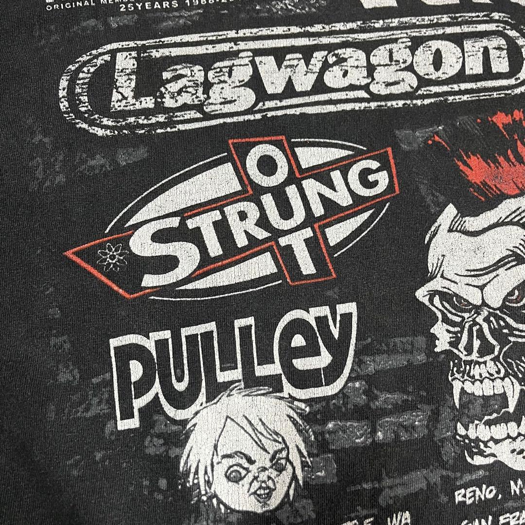 M 00s PENNY WISE パンク バンド tシャツ ブラック フェード