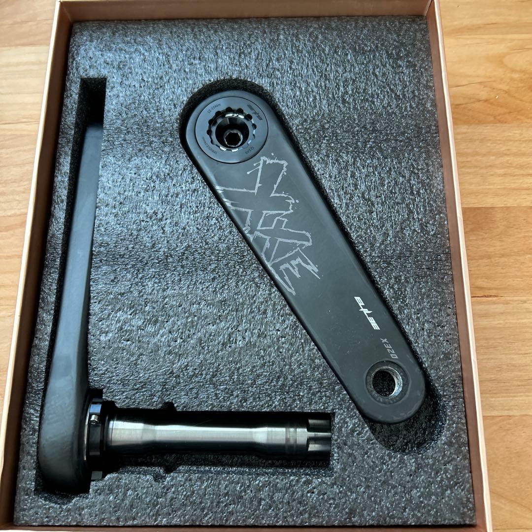 ELILEEカーボンクランクX320 155mm (シゲイパワメ付き)