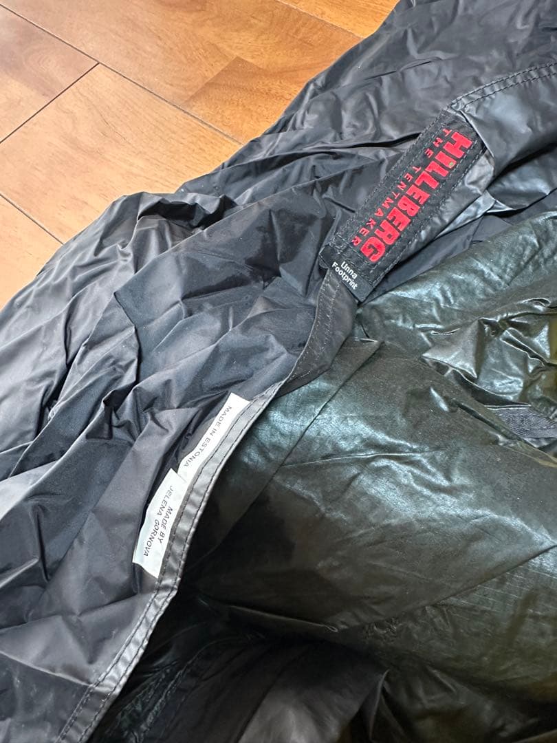 ヒルバーグ ウナ グリーン フットプリント付き Hilleberg Unna