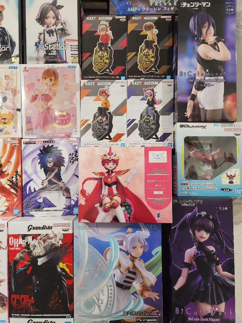 未開封フィギュア37個美少女系等 レイアース フリーレン アイマス ナルト レゼ