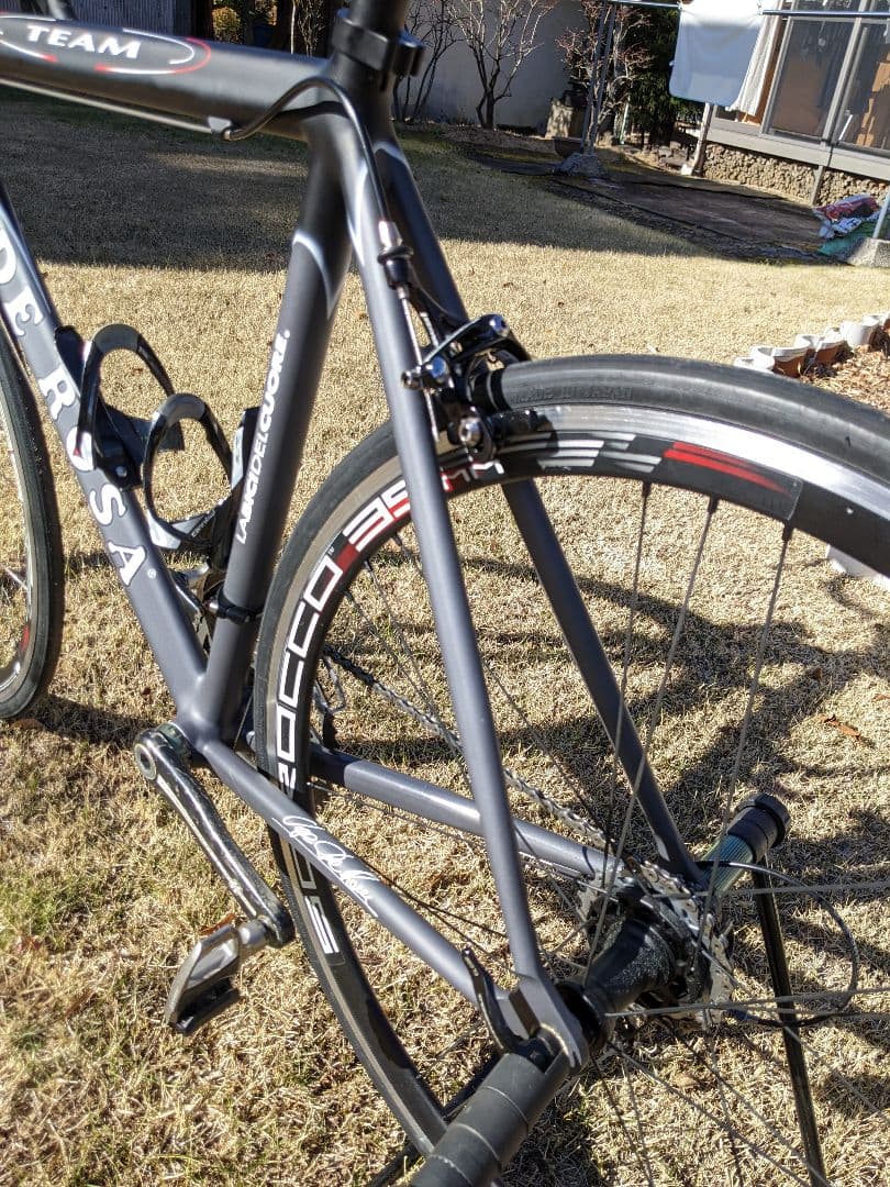 美品 デローザ DE ROSA カンパ アテナ カーボン イタリアン バイク