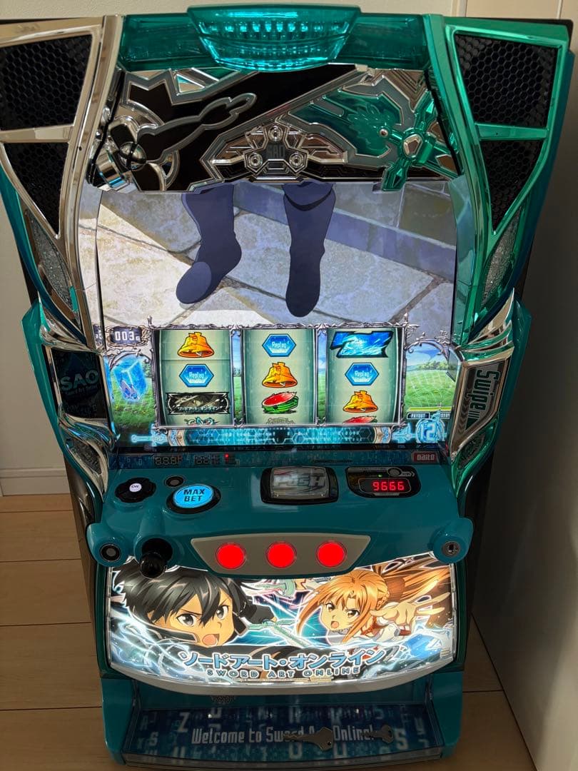 パチスロ　実機　SAO　ソードアート・オンライン