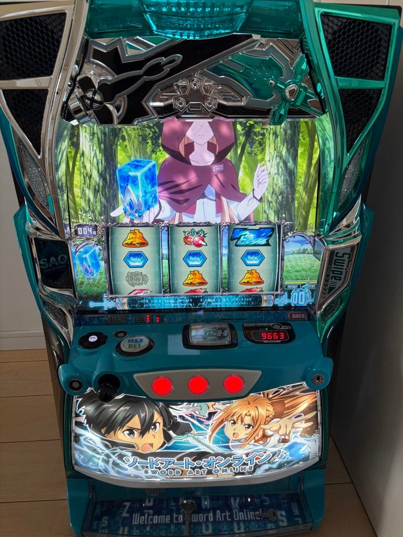 パチスロ　実機　SAO　ソードアート・オンライン