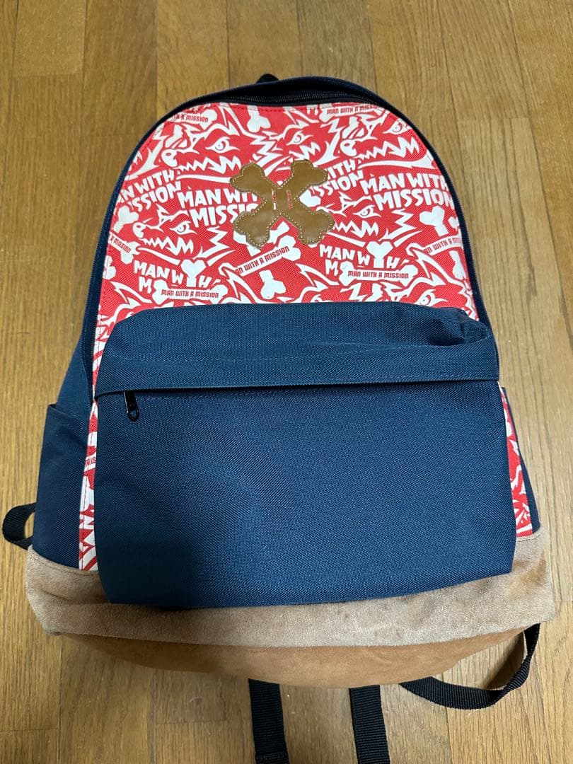 MAN WITH A MISSION マンウィズ バックパック 赤青