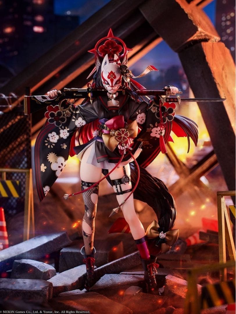 ブルーアーカイブ　フィギュア　狐坂ワカモ