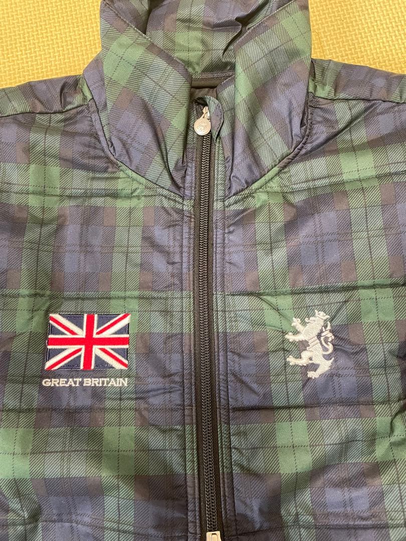 [アドミラル ゴルフ] 2WAY キルトジャケット ADMA796 チェック柄