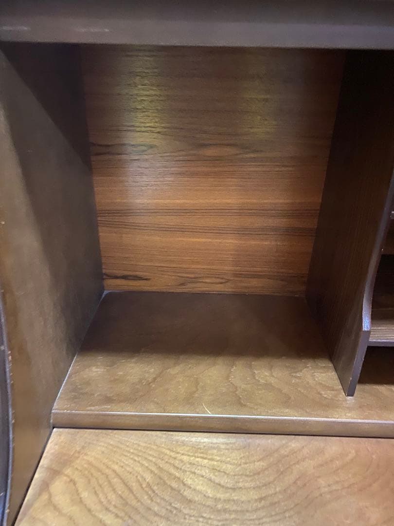 高級 英国 ヴィンテージ♦️ライティングデスク♦️ブラウン♦️棚収納♦️作業台に♦️送料込