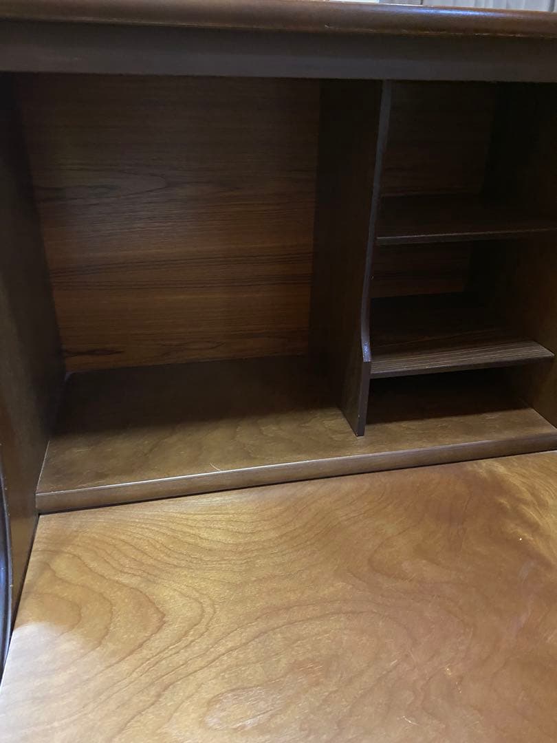 高級 英国 ヴィンテージ♦️ライティングデスク♦️ブラウン♦️棚収納♦️作業台に♦️送料込