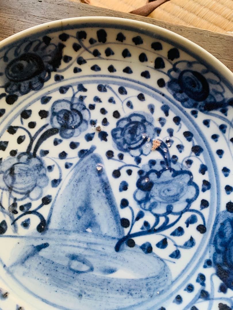 中国明時代早期染付お皿