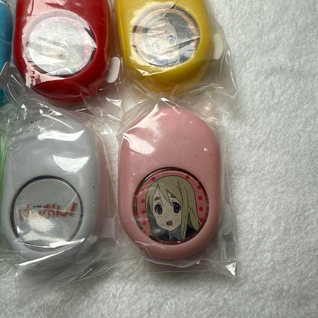 未使用品　けいおん！ボイスエッグキーホルダー サウンドドロップ 6種セット