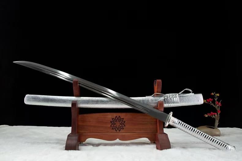 銀華 錦春模造刀 1060 高マンガン鋼刃居合・剣道練習・展示用 武士刀 居合刀