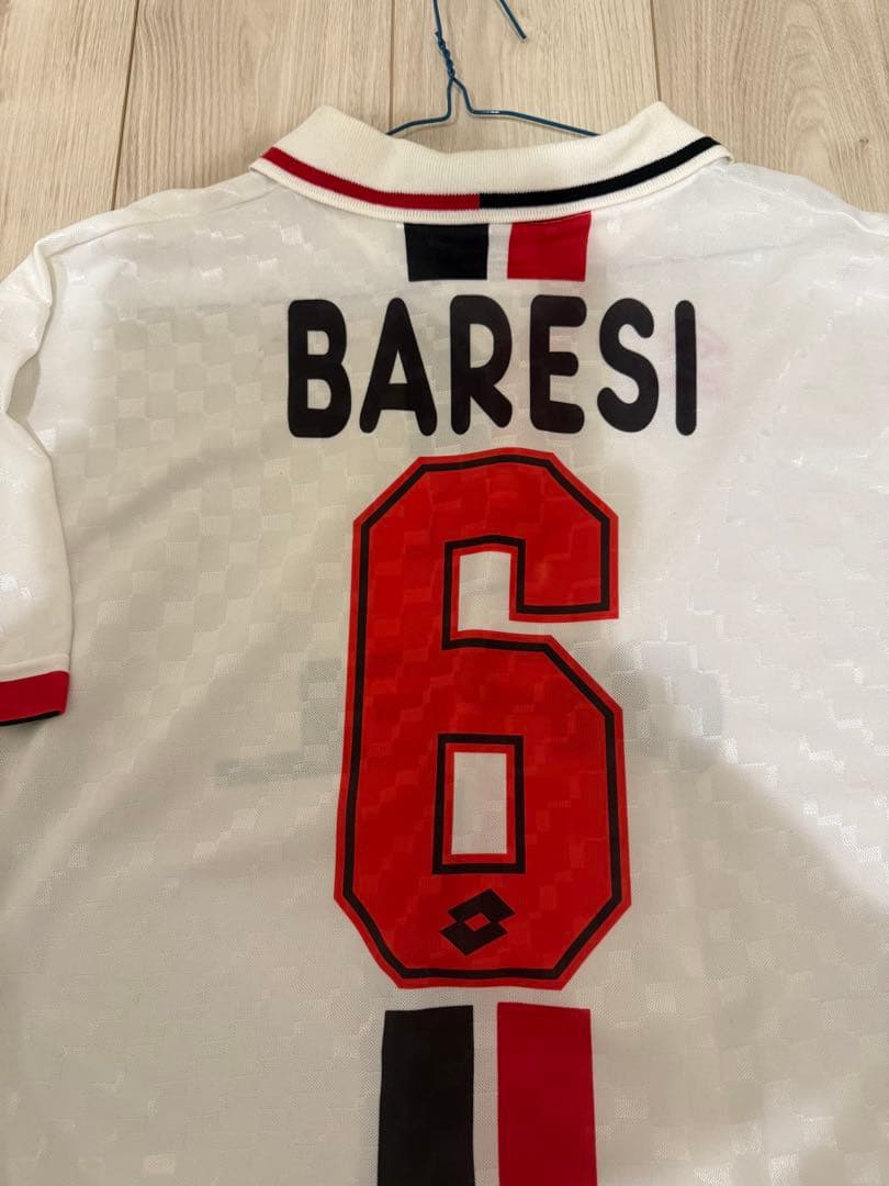 95-96 ミラン　バレージ選手　支給ユニフォーム　検　実使用　ラスト一枚！！