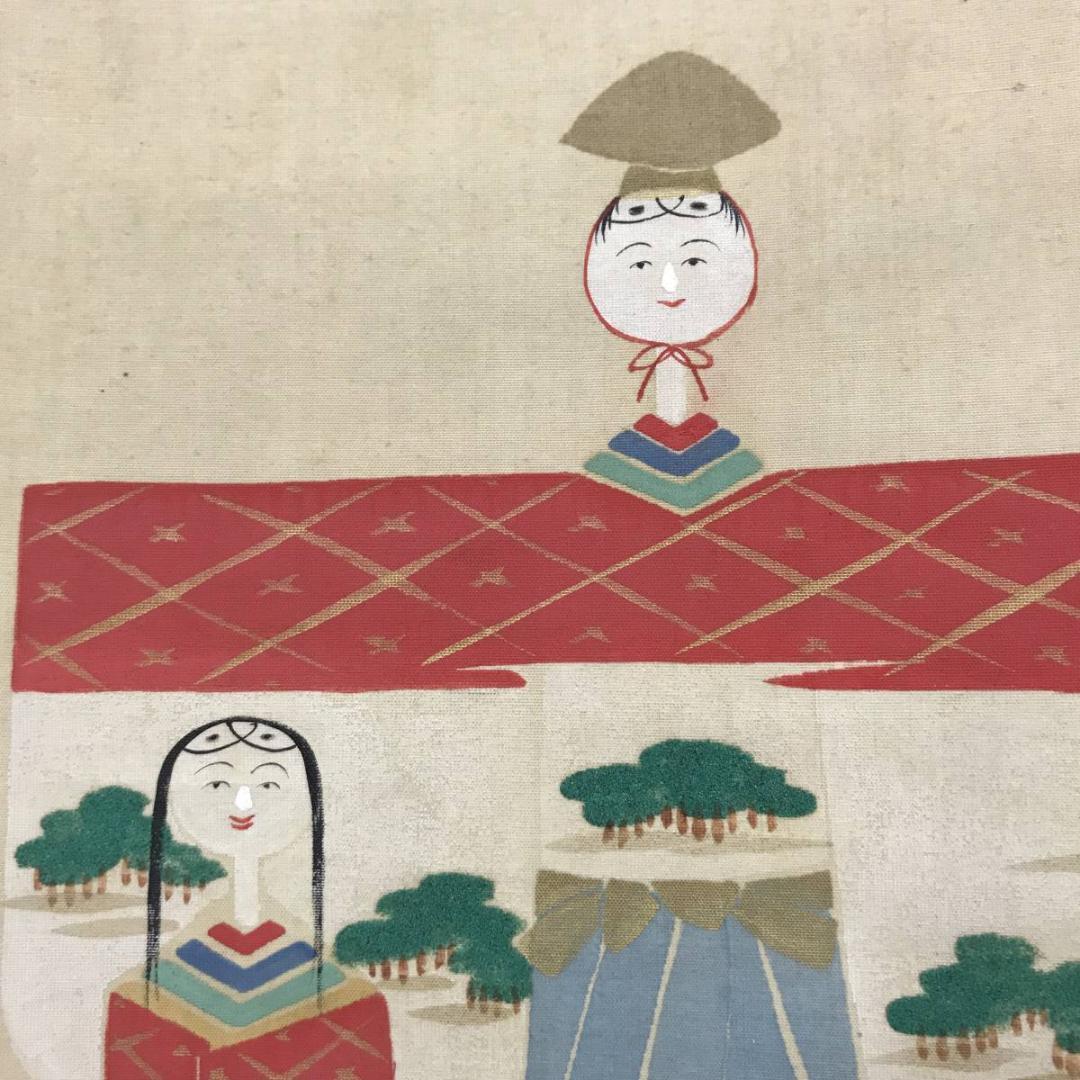 【真作】田能村竹田/雛図/立雛図/ヒナ図/掛軸/名家伝来/AC-121