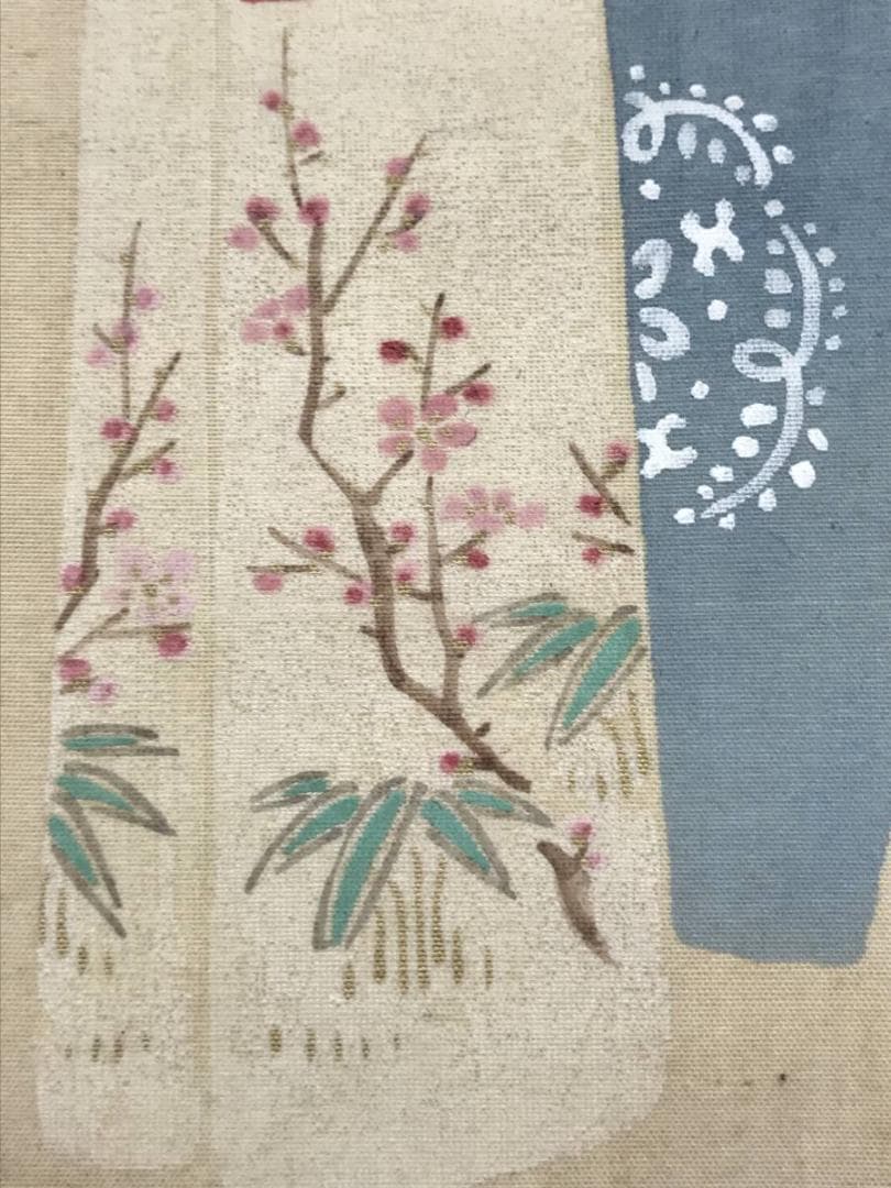 【真作】田能村竹田/雛図/立雛図/ヒナ図/掛軸/名家伝来/AC-121