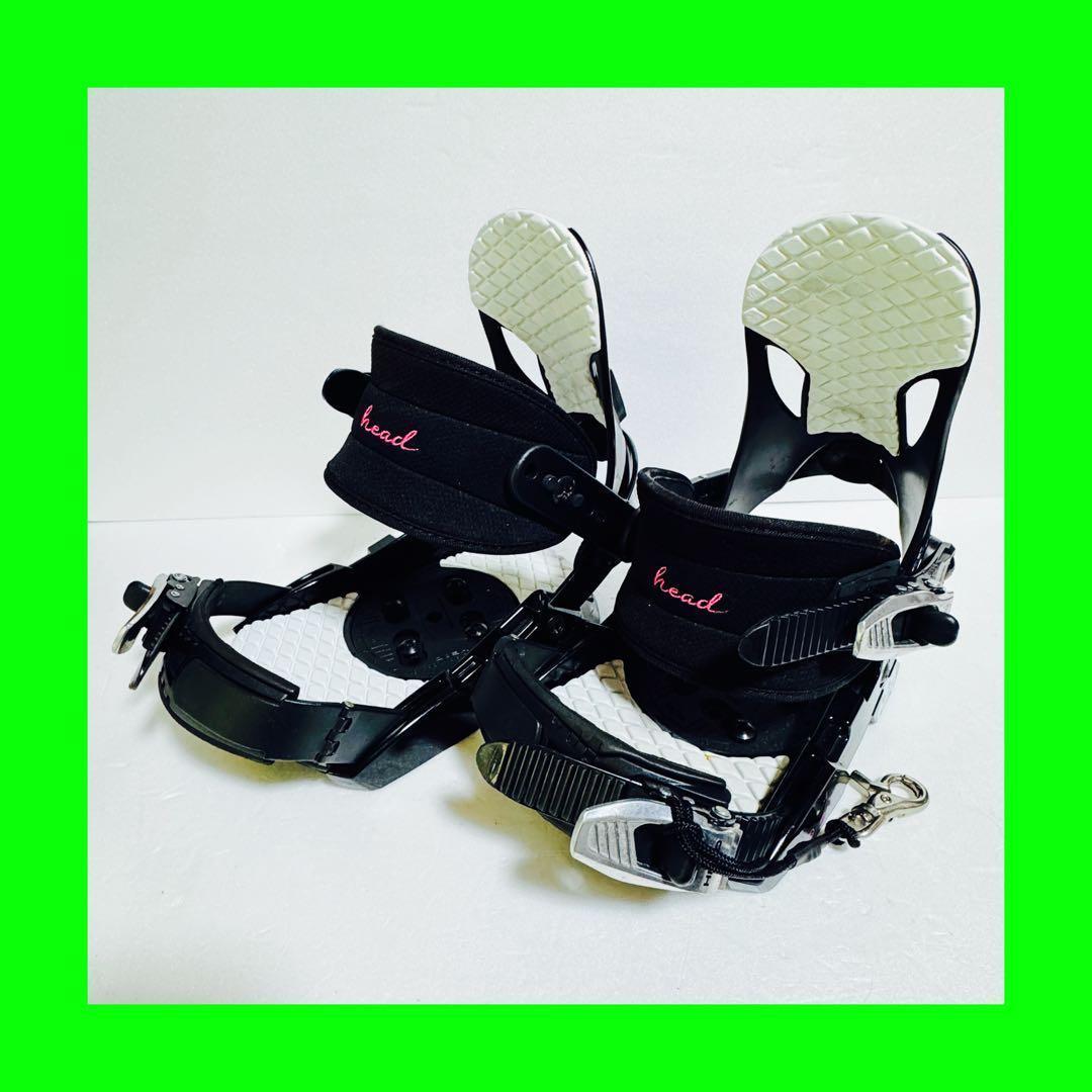 sサイズ　head スノーボードビンディング 黒/白初心者女性レディース