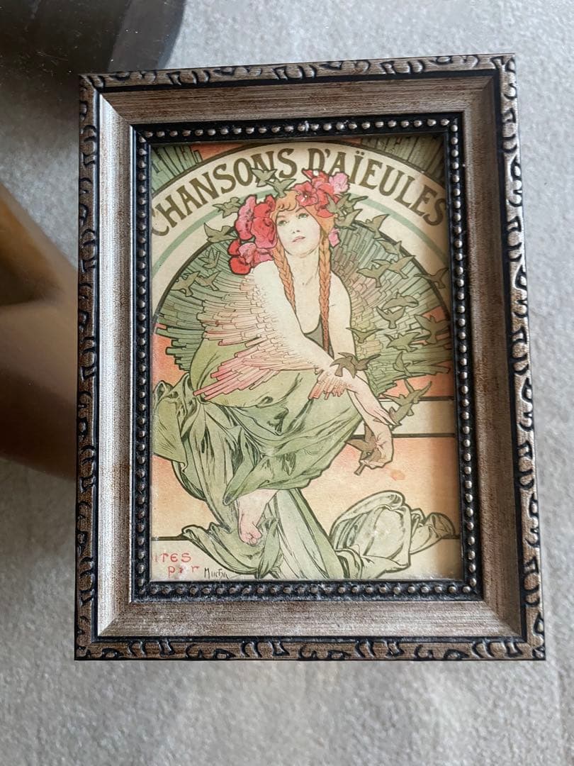 アルフォンス・ミュシャ　絵　ミュシャ展にて購入