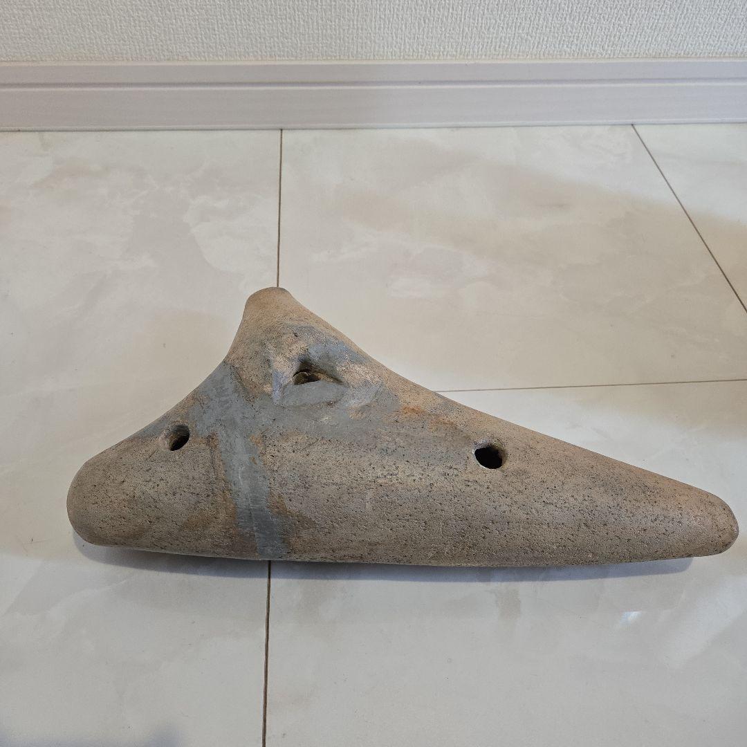 陶器製オカリナ 約24cm