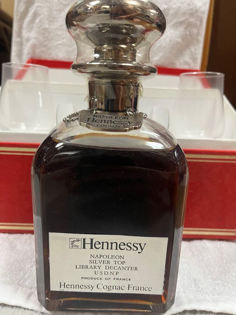 ウイスキー Hennessy Napoleon Silver Top Decanter