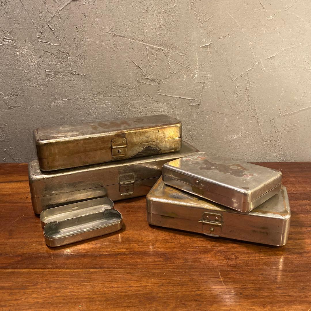 古道具 ヴィンテージ缶 まとめ売り シャビー インダストリアル