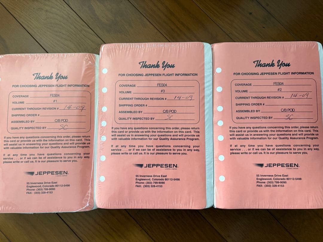 JEPPESEN 航空マニュアル FE304