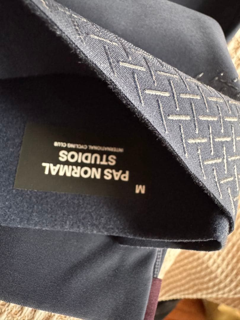 【タグ付き未使用】PAS NORMAL STUDIOS ロゴレッグウォーマー M