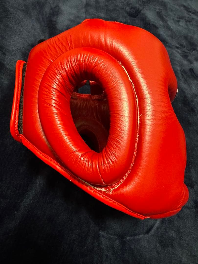 【新品未使用】WINDY ボクシングヘッドギア レッドヘッドガード　Lサイズ