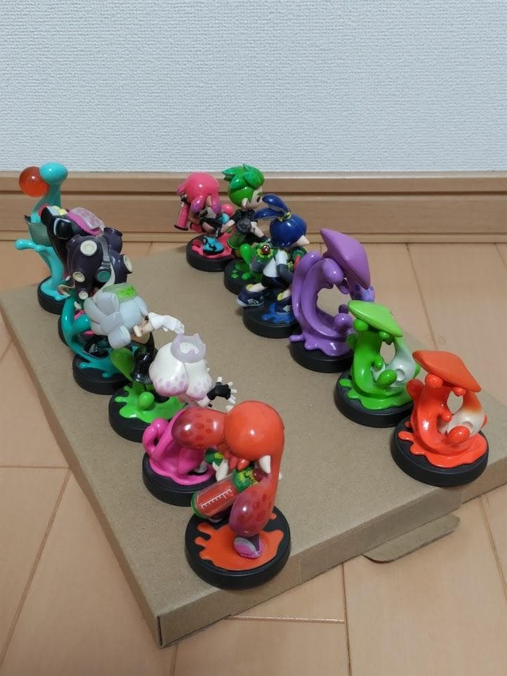 【送料無料・美品】任天堂 アミーボ amiibo 「スプラトゥーン」１２個