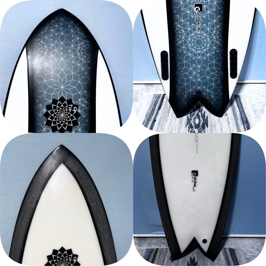 美品　GMC GARY MCNEILLツインサーフボード5.5