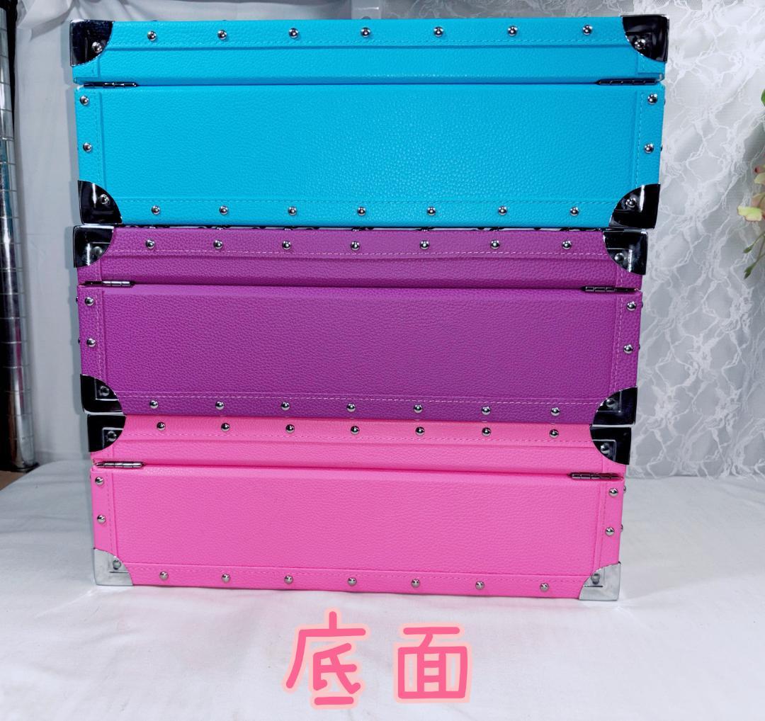 【.A.K.星降る夜に】エンジェルシャンパン空箱（青、ピンク、紫）+赤