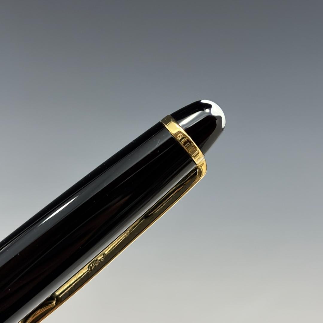 美品【モンブラン本物】筆記具セット/ボールペン2本・シャープペン/ペンケース/黒